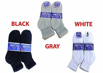 Diabetic Ankle Socks Health Men’s & Women's Cotton All Size Up To 13-15